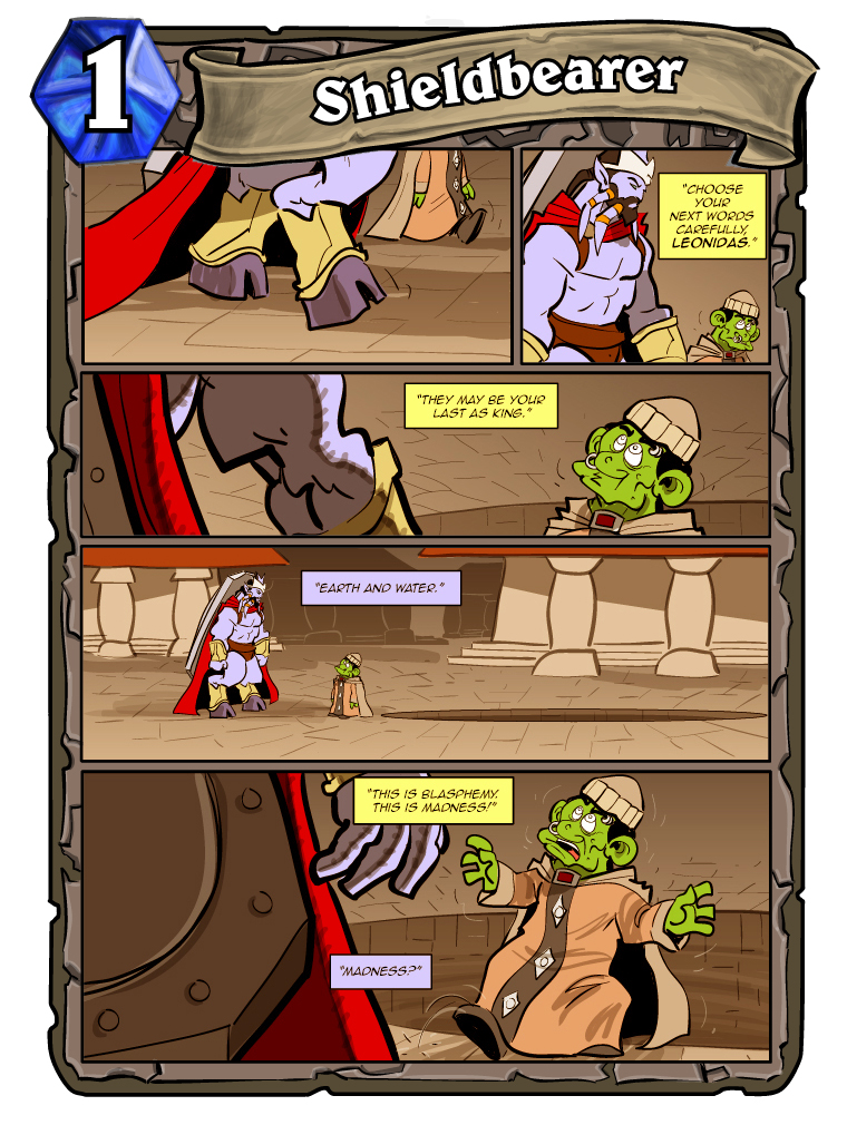 Teh Gladiators Webcomic: A Hero's Reaction