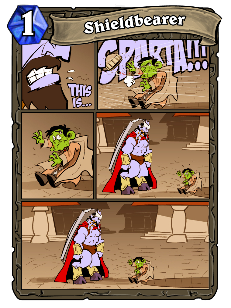 Teh Gladiators Webcomic: Shieldbearer Part Deux 