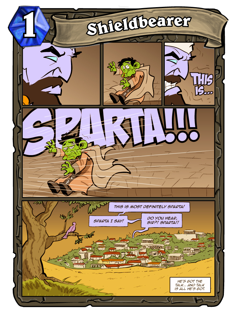 Teh Gladiators Webcomic: Shieldbearer Part Deux 