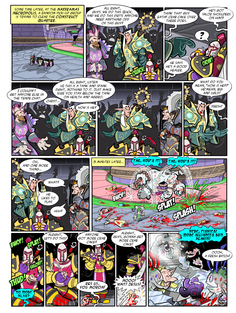 Teh Gladiators Webcomic: All He Wanted Was to Play