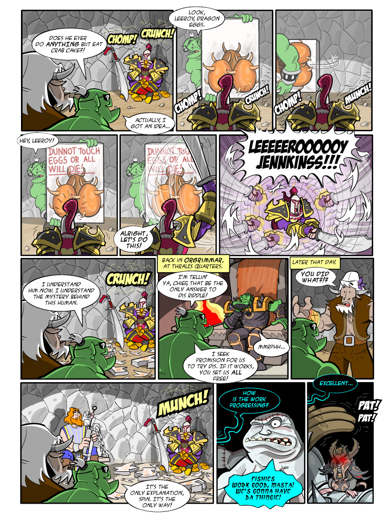 Teh Gladiators Webcomic: The Man's A Manimal