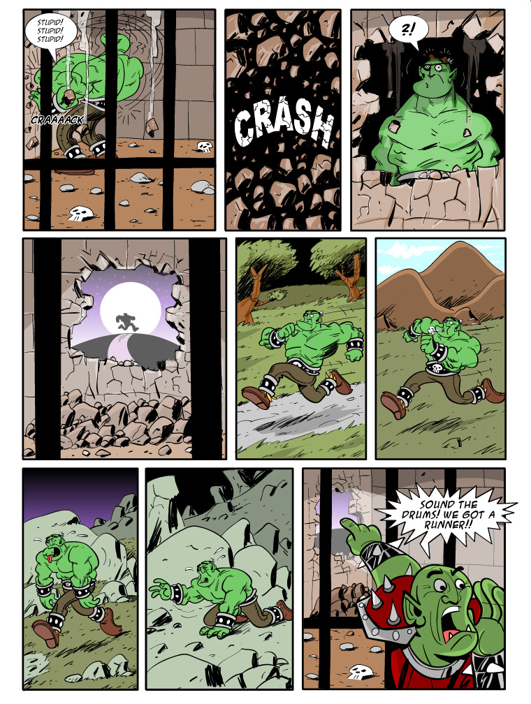 Teh Gladiators Webcomic: The Genesis (Page 7)