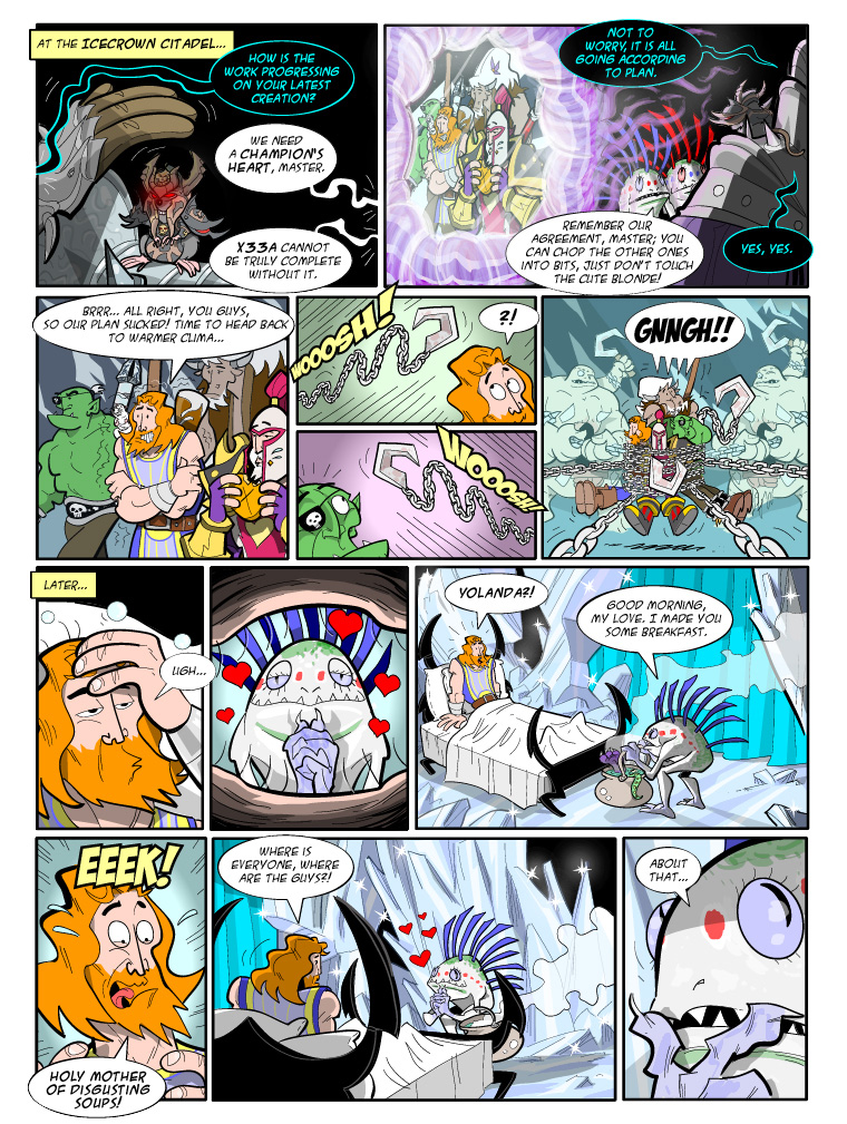 Teh Gladiators Webcomic: What's Your Cooking Skill?