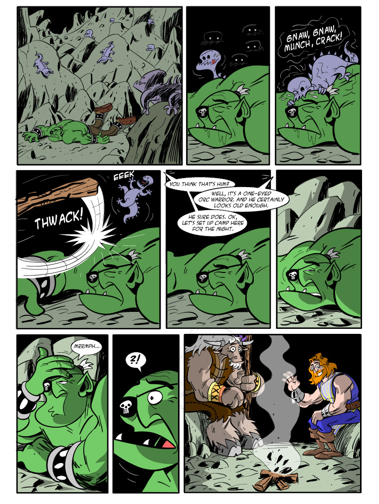 Teh Gladiators Webcomic: The Genesis (Page 8)