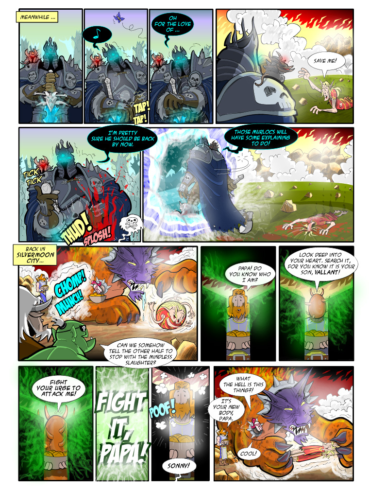 Teh Gladiators Webcomic: Fight It, Papa!