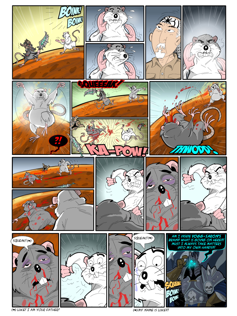 Teh Gladiators Webcomic: I Am Your Father