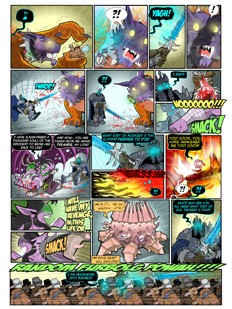 Teh Gladiators Webcomic: Too Soon, You Have Awakened Me Too Soon!