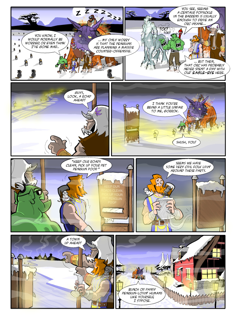 Teh Gladiators Webcomic: Welcome to the New Barrens